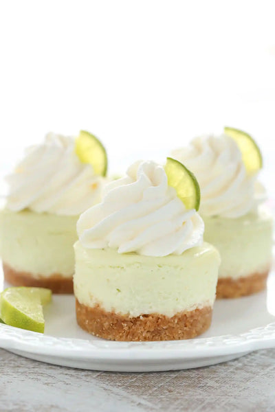 Lime-Vanilla No-Bake Cheesecake Cups