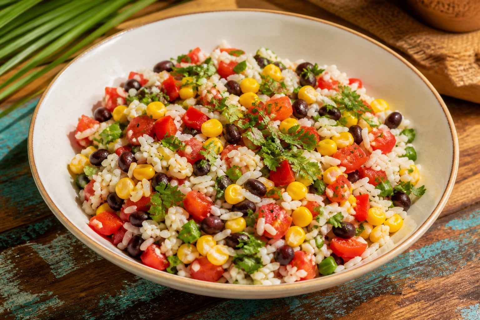 Lime Rice and Black Bean Bowls